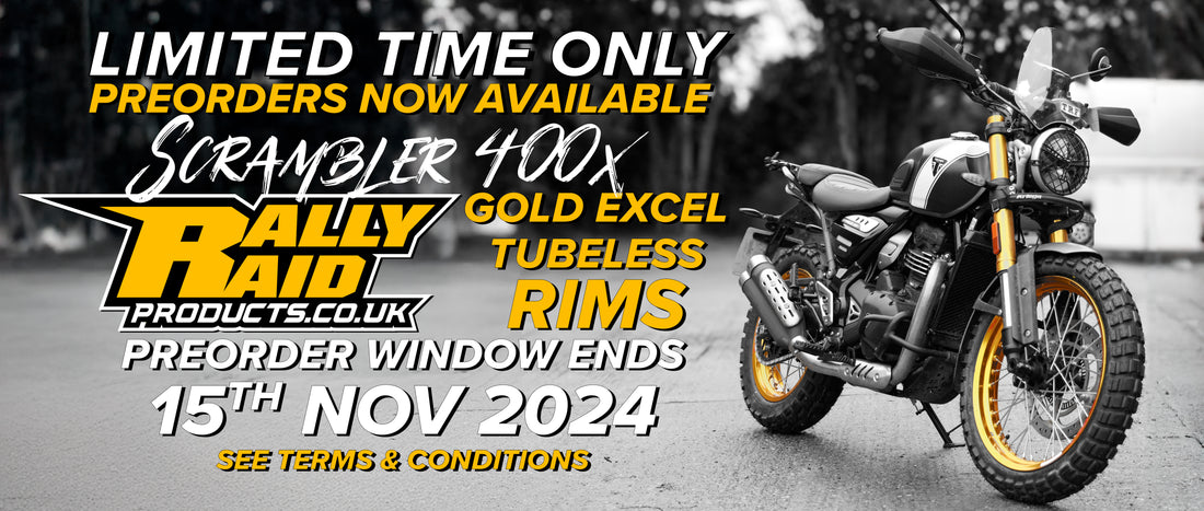 PREORDERS FOR THE SCRAMBLER 400X PREMIUM SPOKED WHEEL KIT